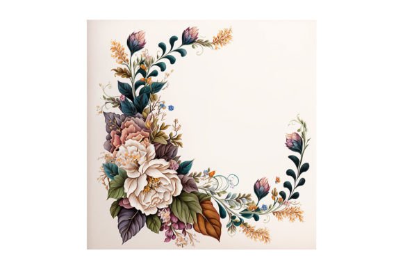 Floral Garland Design V17: A Detailed Analysis for Creators