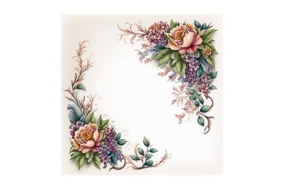 Floral Garland Design - V19: A Creator's Secret for Elegant Projects