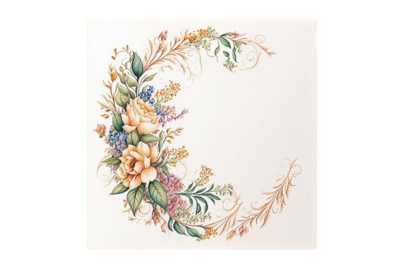 Floral Garland Design - V25: A Creative Spark for Your Projects