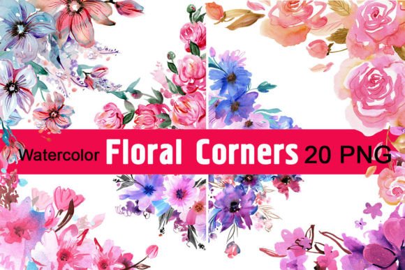 The Art of Elevation: How Watercolor Floral Corners Enhance Your Creative Projects
