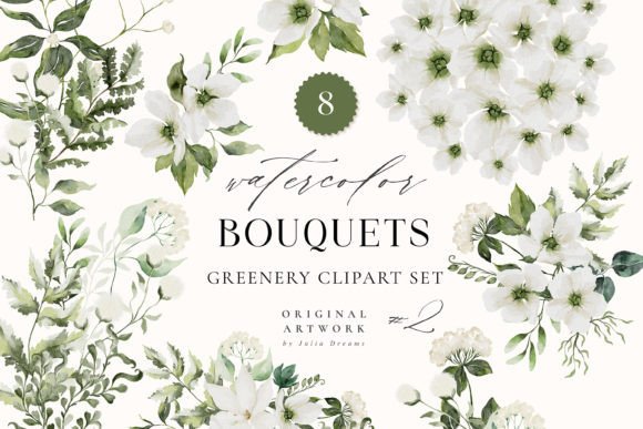 The Artful Utility of Greenery Floral Flowers Bouquet 2