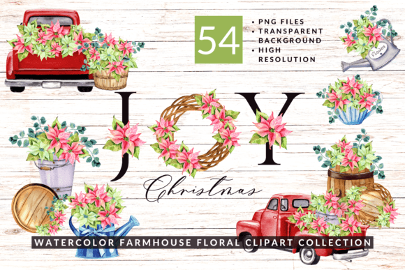 The Christmas Farmhouse Floral Collection: A Creative Toolkit