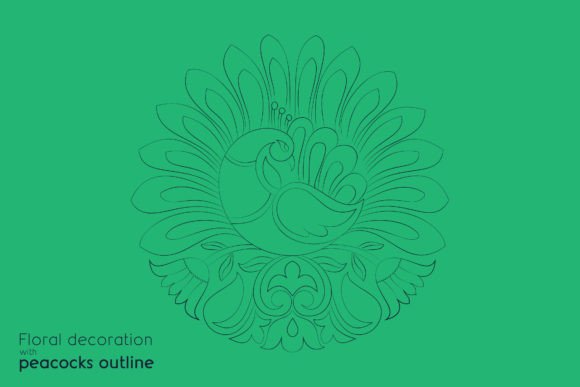 The Floral Duck Line Art Illustration SVG: Elevating Elegance in Digital Design