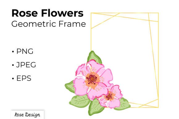 The Geometric Floral Wreath Dog Rose Flowers: A Modern Design Classic