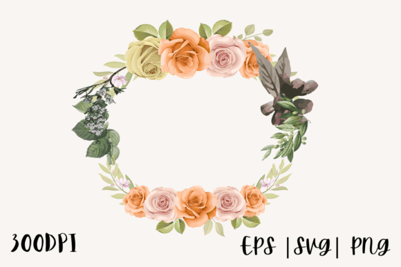 The Versatile Watercolor Floral Frame Illustration: A Creative Asset for Modern Projects