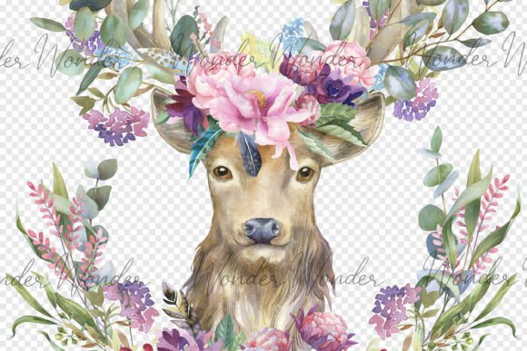Understanding the Watercolor Floral Boho Wedding Deer Clip Art