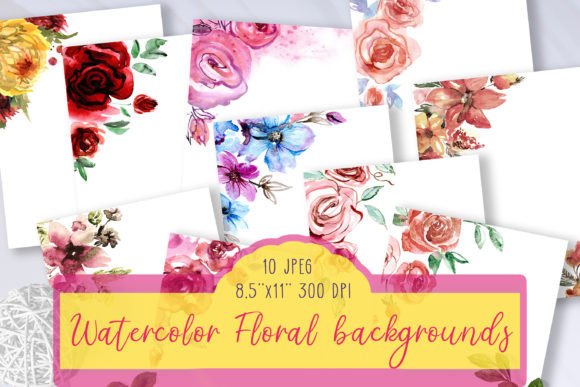 Watercolor Florals for Stunning Design Projects