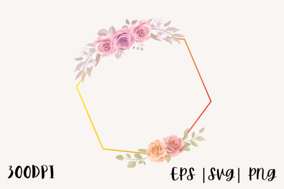 Your Creative Gateway: The Watercolor Floral Frame Illustration PNG